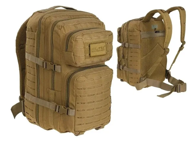 Рюкзак Mil-Tec ASSAULT LASER CUT 36 L coyote Фото 3